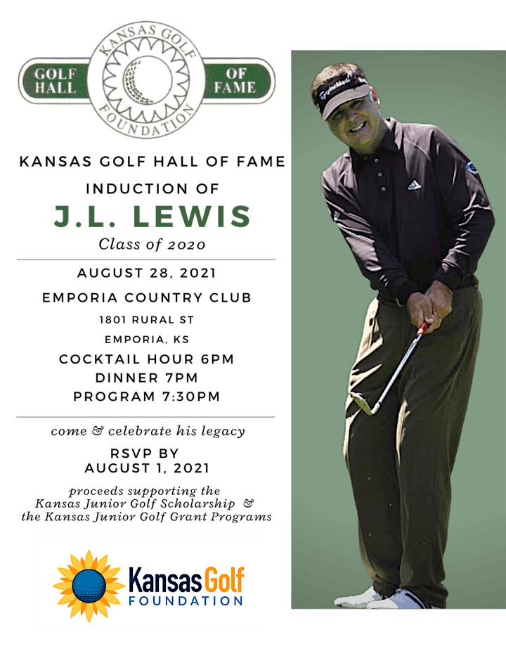 Kansas Golf Hall of Fame Induction - J.L. Lewis image