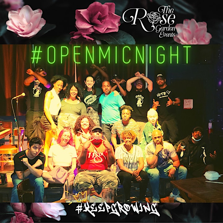 Open Mic Night Presented  By The Rose Garden Events image