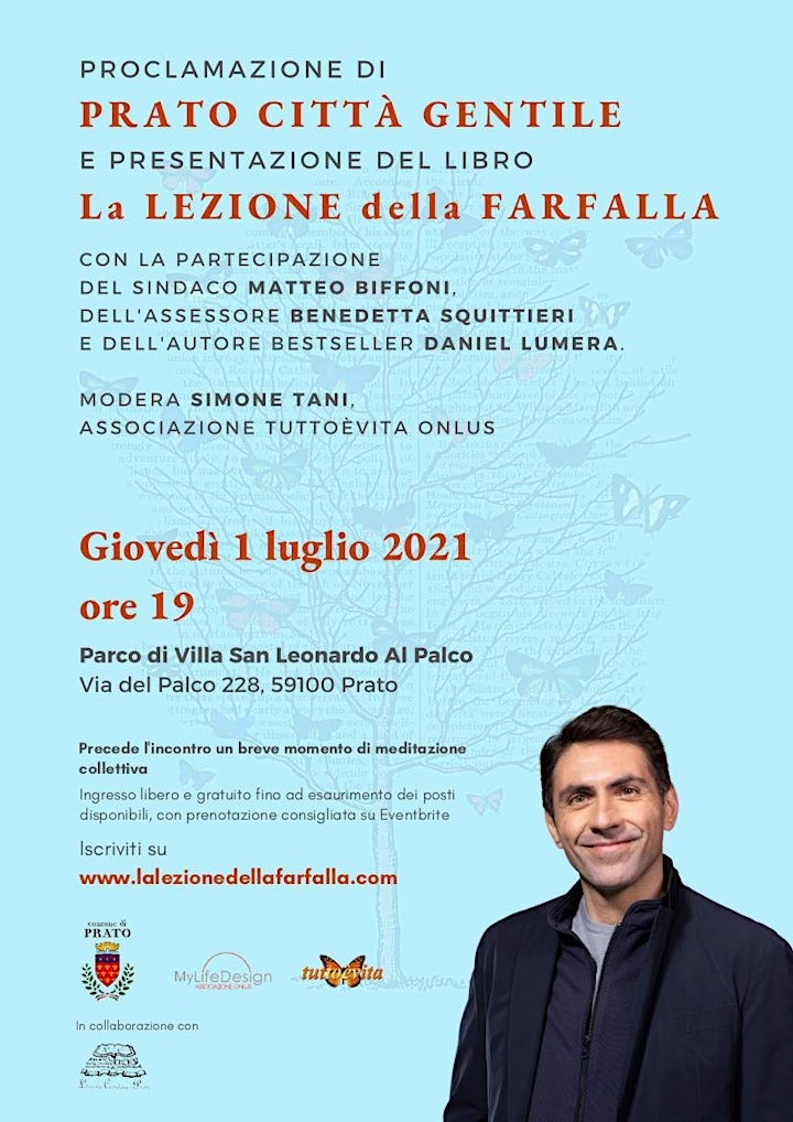 Immagine Presentazione a Prato con Daniel Lumera | La Lezione della Farfalla