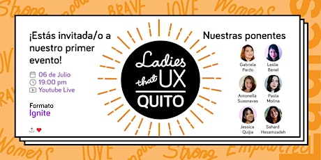 Imagen principal de Lanzamiento comunidad Ladies That Ux Quito