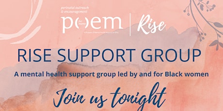 Rise Support Group - Mental Health Support for Black Moms primary image