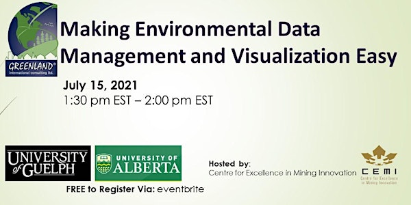 Making Environmental Data Management and Visualization Easy