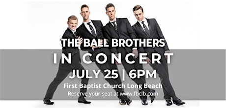 The Ball Brothers in Concert primary image
