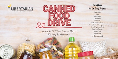 Farmer's Market Canned Food Drive primary image