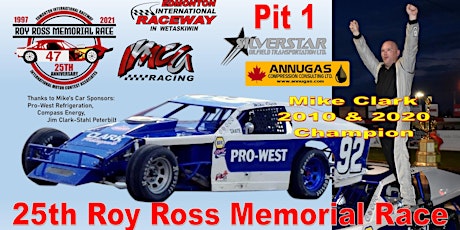 Roy Ross Memorial Weekend - Mike Clark Car #92 primary image