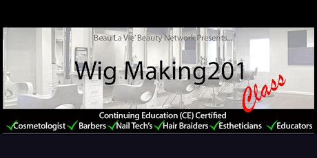 Hauptbild für Wig Making 201