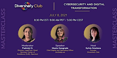 MasterClass -  Cybersecurity and Digital Transformation