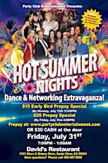 ★Lets Celebrate At The Hot Summer Nights Dance And Networking Extravaganz﻿a﻿!★ primary image