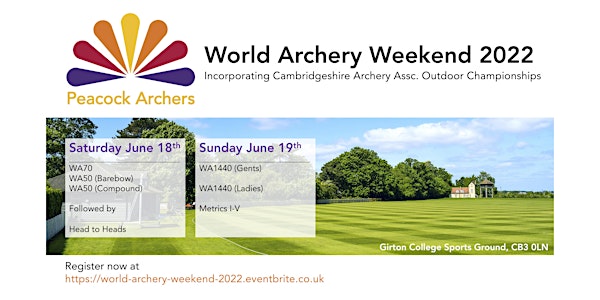 World Archery Weekend 18th & 19th June 2022