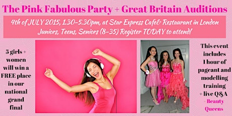 The Pink Fabulous Party and Great Britain Auditions primary image