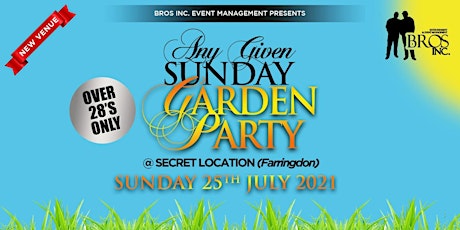 AGS Garden Party - Sunday 25th July 2021 [Covid Secure]