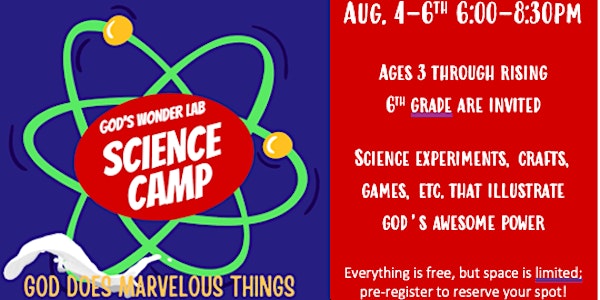 "Science Camp" VBS