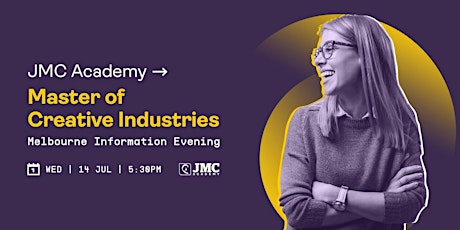 Master of Creative Industries Information Evening  (Melbourne) primary image