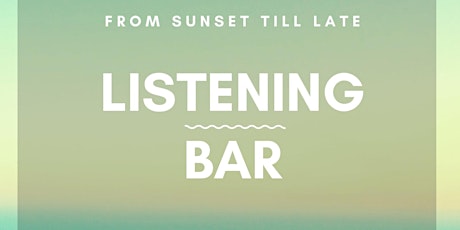 Listening Bar || MR TIES , HIVER  & friends at Le Palme Beach.