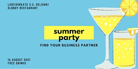 Summer Party: Find Your Business Partner primary image