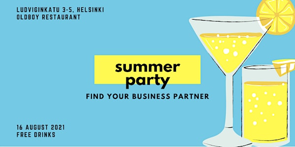 Summer Party: Find Your Business Partner
