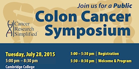 Public Colon Cancer Symposium primary image