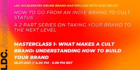 Masterclass I: What makes a cult brand - how to build your brand primary image