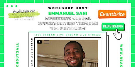 Emmanuel Sani Accessing Global Opportunities Through Volunteering Workshop