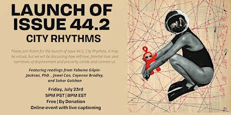 Room Issue 44.2 Launch: City Rhythms!