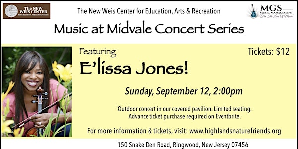 Music at Midvale presents: E’lissa Jones