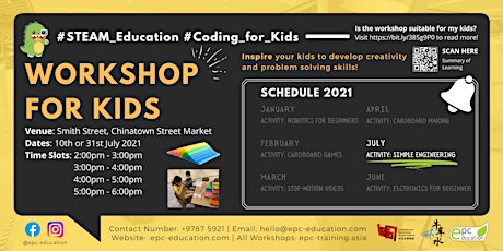 STEAM Coding/Making Workshops | STEAM Education [Ages 6-16]@Chinatown primary image