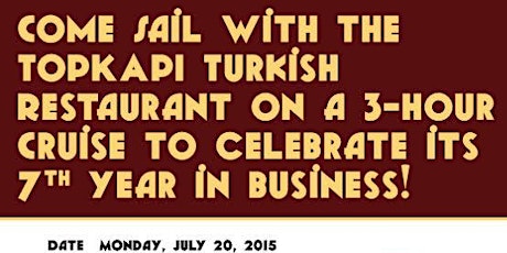 TOPKAPI Turkish Restaurant Turc - Boat Cruise/Croisière primary image