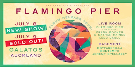 Imagen principal de Flamingo Pier album release show AUCKLAND (SECOND SHOW)