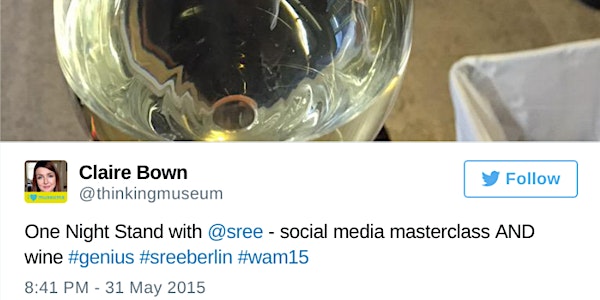 @Sree's Social Media One-Night Stand: LONDON #sreeLDN
