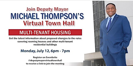 Virtual Town Hall to discuss Multi-tenant Housing primary image