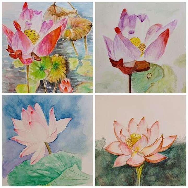 Watercolour Painting  Course - Beginners starts Aug 7 (8 sessions) image