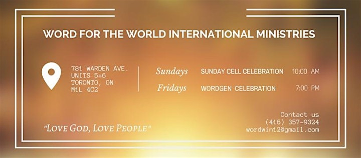 Word Toronto Sunday Celebration image