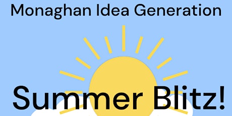 Idea Generation Workshop for County Monaghan - Theme: Arts