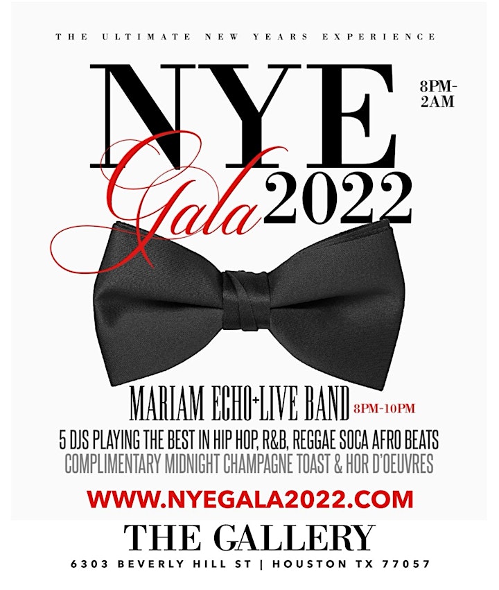 New Year S Eve Gala 2022 Houston Tx Tickets Fri Dec 31 2021 At 8 00 Pm Eventbrite