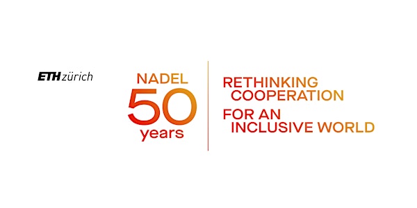 NADEL 50 Years: Conversation with Rutger Bregman (CANCELLED)