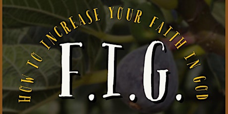 How To Increase Your Faith In God (F.I.G.) primary image