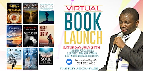 Pastor J.E. Charles, Zoom Virtual Book Launch