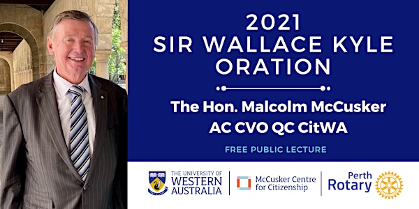 2021 Sir Wallace Kyle Oration