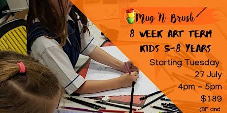 5-8 Year Old Kids 8 week Art Term - Tuesdays primary image