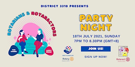 Rotarians & Rotaractors Party Night!