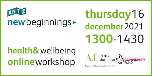 New Beginnings Health and Wellbeing Online Workshop (16 Dec 2021) primary image