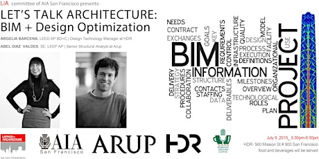 LiA SF Presents: BIM + Design Optimization Talk primary image