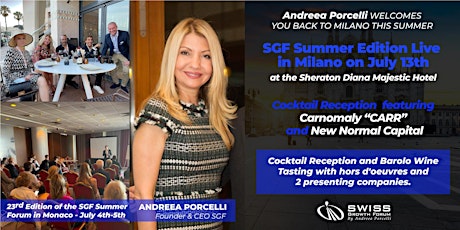 SGF Summer Edition Live in Milano on July 13th primary image