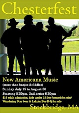 Chesterfest 2015, New Americana Music Festival (more than banjos & fiddles)  primary image