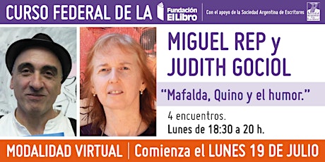 Curso virtual: “Mafalda, Quino y el humor.”, a cargo de Rep y Judith Gociol