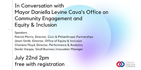 In Conversation with Mayor Daniella Levine Cava's Office