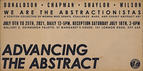 Advancing the Abstract Exhibition (12-12:30pm daily)