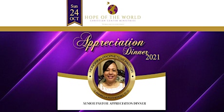 Pastor Appreciation Service Dinner primary image