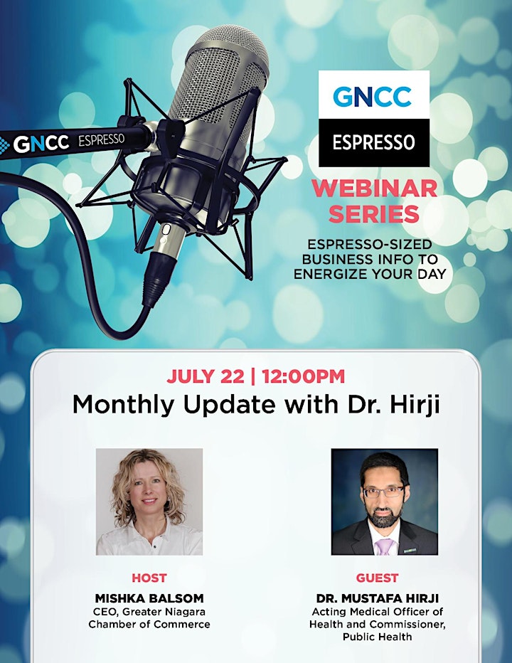 Espresso Live  with Dr. Hirji: July 22, 2021 image