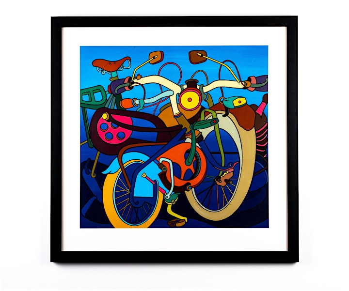 "The Cycle of the Bicycle" Closing Exhibit - First Friday, August 6th. 2021 image